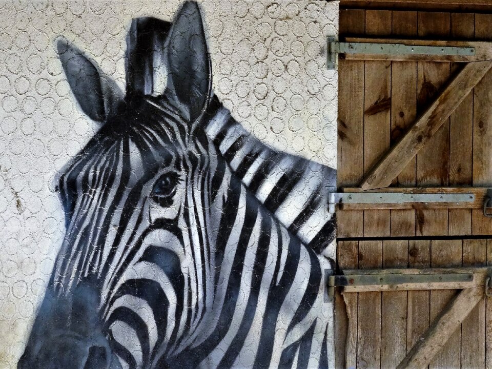 Mural facade painting