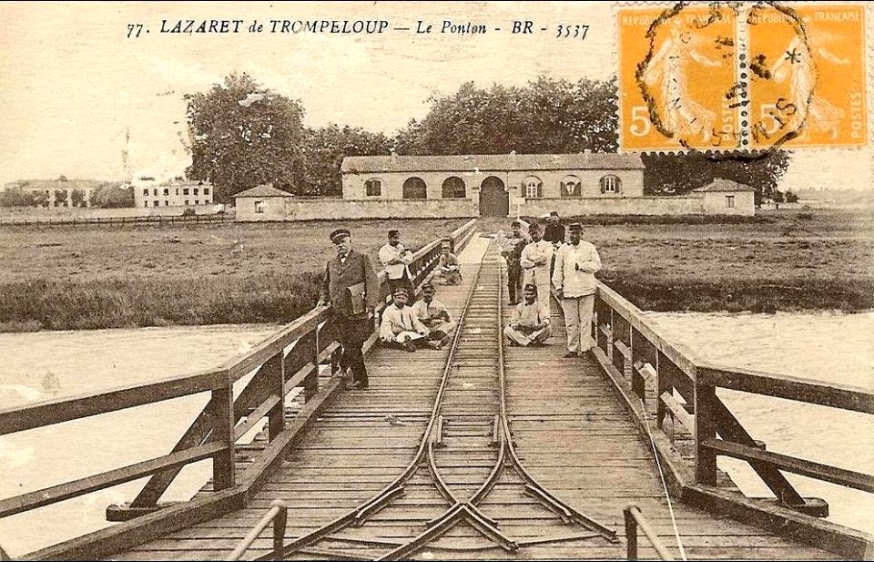 Lazaret de Trompeloup - le ponton
