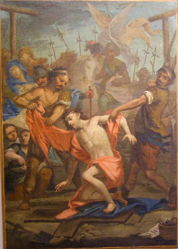 Lazzaro Tavarone I soldati si dividono le spoglie di Cristo