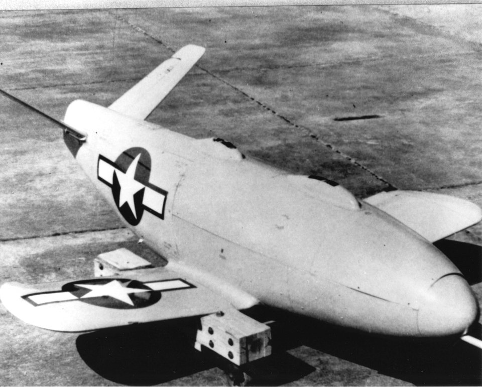 LBD-1 glide bomb at NAS Mojave 1946