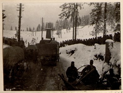 Lavaroneplateau, Friccastraße. Aufmarsch. (BildID 15635664)