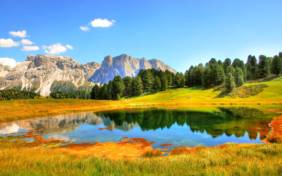 Landscape hiking hiking area