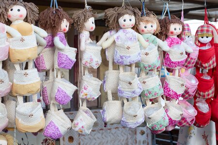 Dolls souvenir market photo