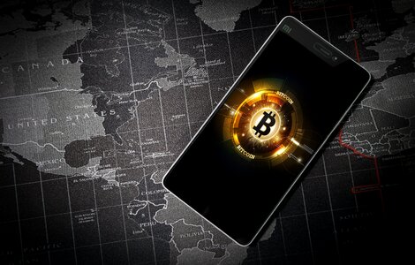 Market bit-coin digital