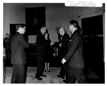 LBJ meets Ike 1963