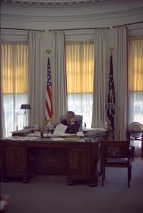 LBJ on the phone Apr 1968