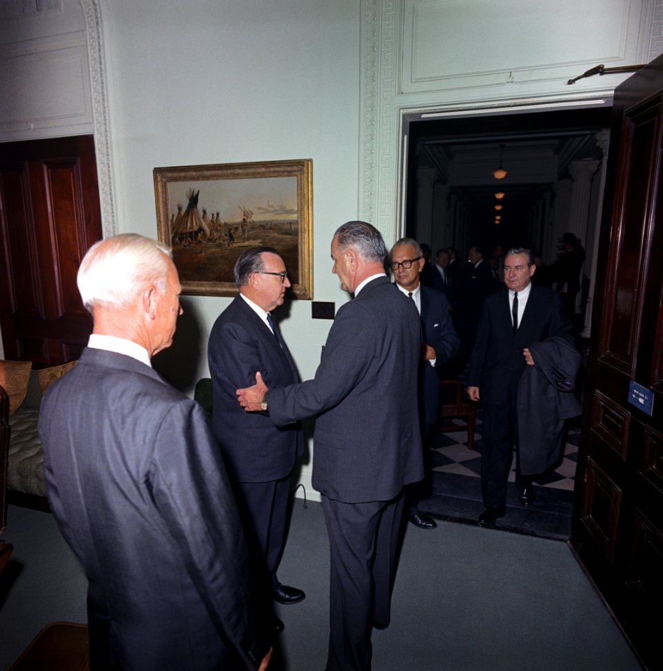 LBJ with Governors 1963