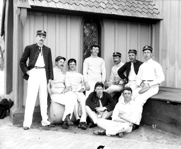 LC-D4-32395 U.S. Naval Academy, baseball team, circa 1899. Detroit Publishing Company Photograph. Courtesy of the Library of Congress. (25019446268)