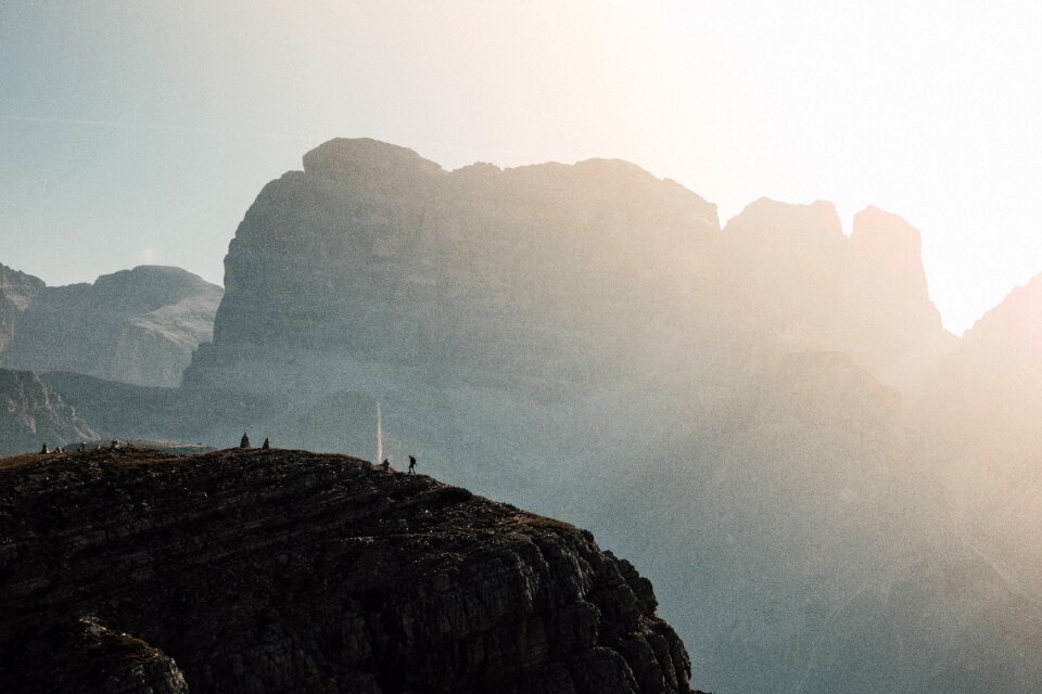 Camping hiking climbing