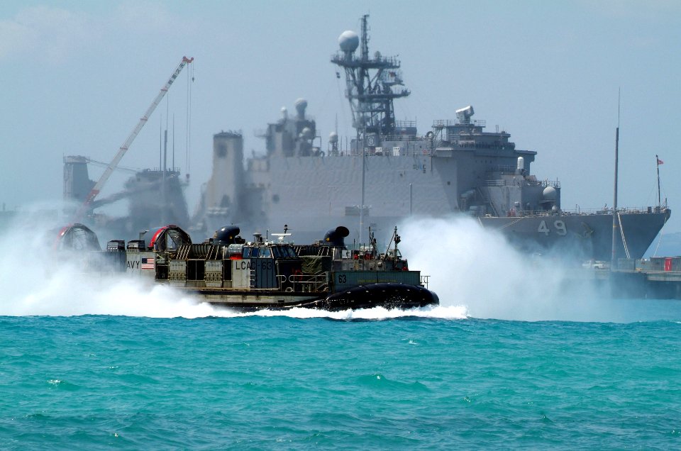 LCAC at White Beach Naval Facility