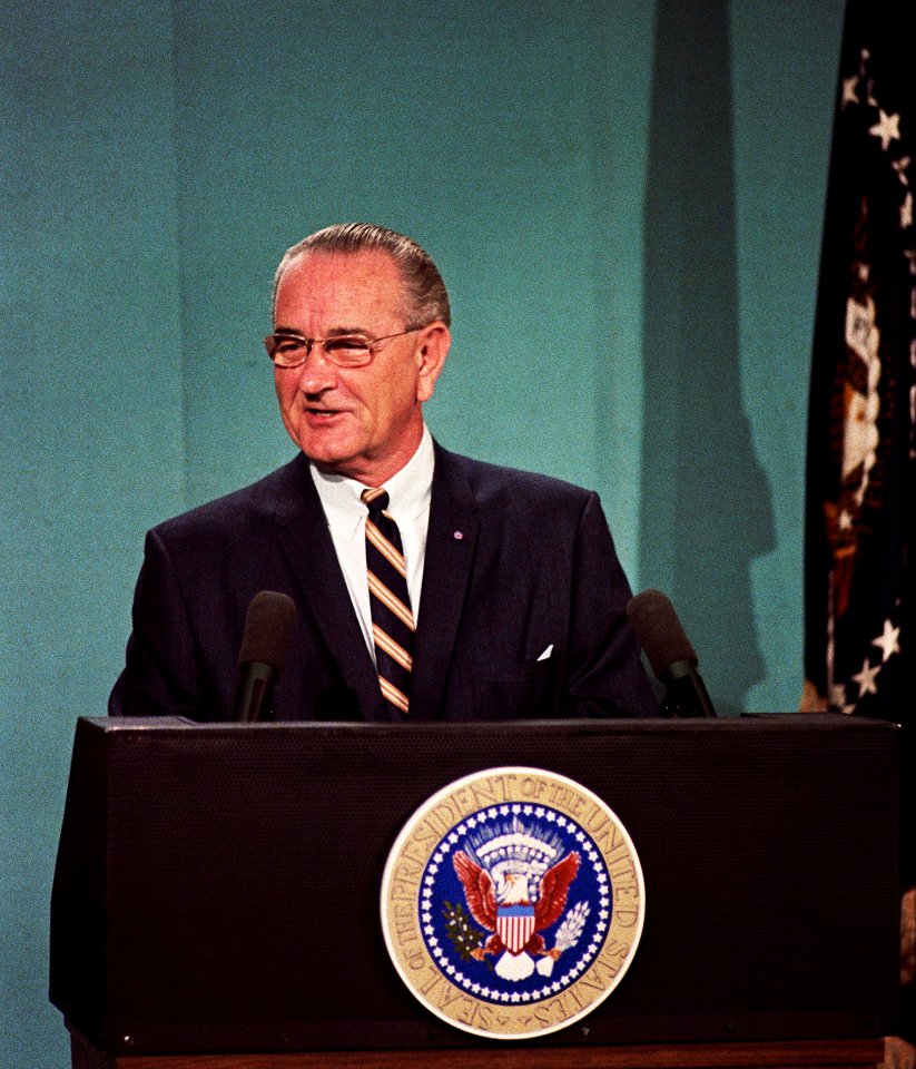 LBJ speech signing ceremony Dec 1967