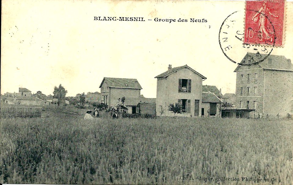 Le Blanc-Mesnil.Groupe des Neuf