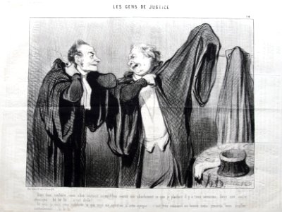 Le Charivari, No. 14, Les Gens De Justice, No. 14, Les Gens De Justice, Honoré Daumier