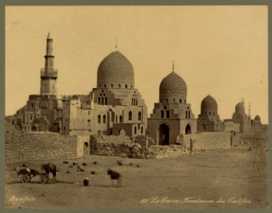 Le Caire. Tombeaux des Califes - Bonfils. LCCN2004668132