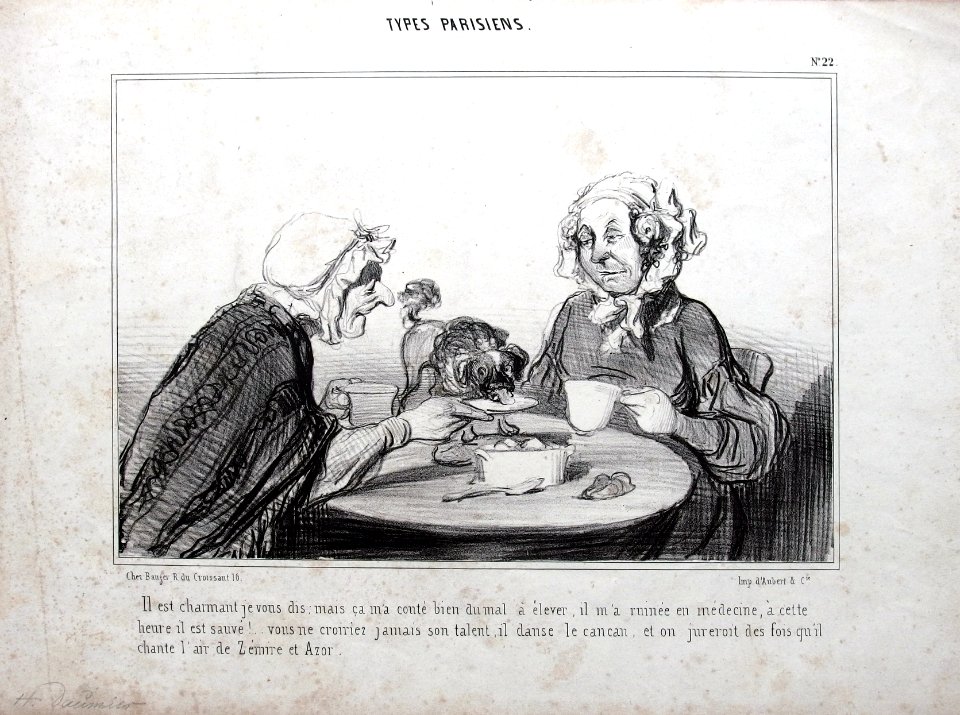 Le Charivari, No. 22, Types Parisiens, Honoré Daumier