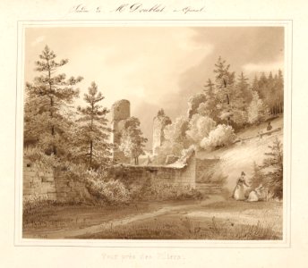 Le château d'Epinal - Tour près des piliers LV 120 PsurR