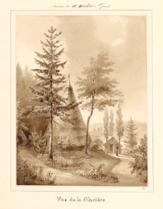 Le château d'Epinal - Vue de la Glacière, en 1828 LV 120 PsurR