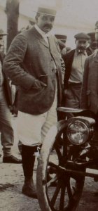 Le comte de Dion sur le Tour de France 1899