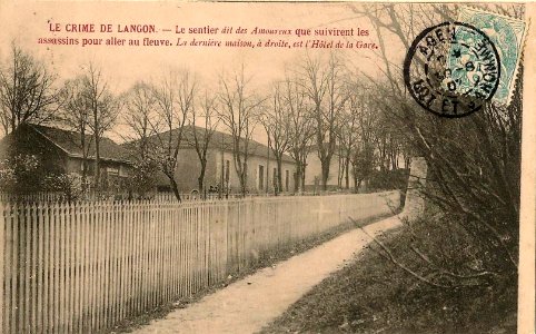Le crime de Langon (le sentier des amoureux)