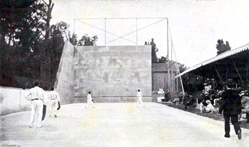 Le Fronton de Neuilly (pelote basque) durant les JO 1900