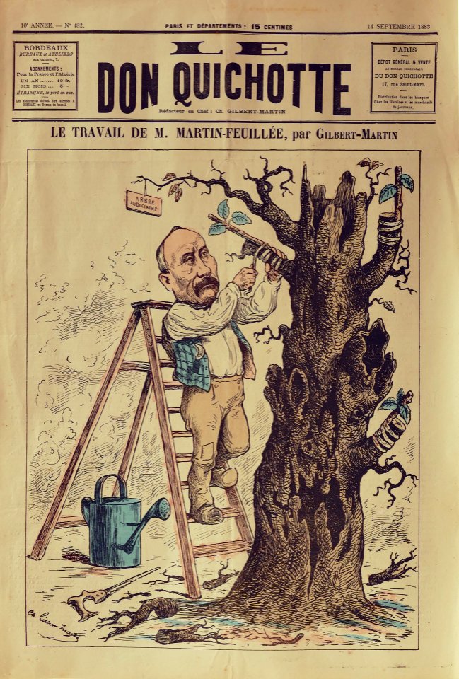 Le Don Quichotte n 482 Martin-Feuillée 1883