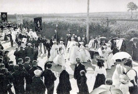 Le Folgoët Arrivée de la procession vers 1930