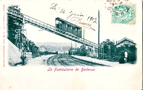 Le funiculaire de Bellevue