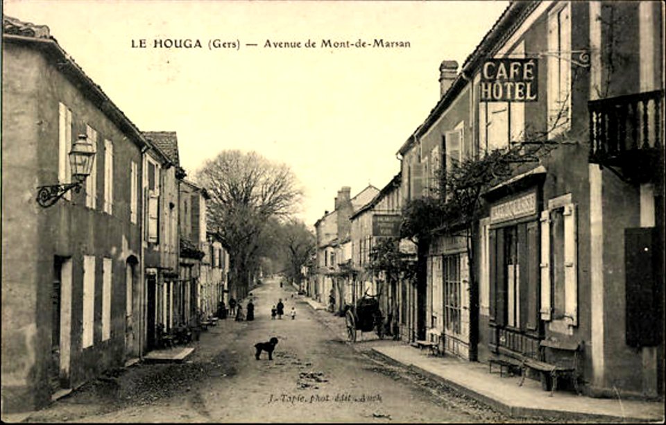 Le Houga - avenue de Mont-de-Marsan