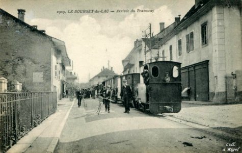 Le Bourget-du-Lac - Arrive du Tramway