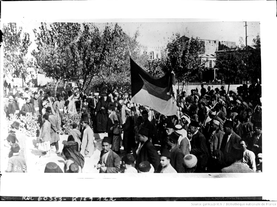 Le mouvement d'indépendance en Syrie 1920 Agence Rol