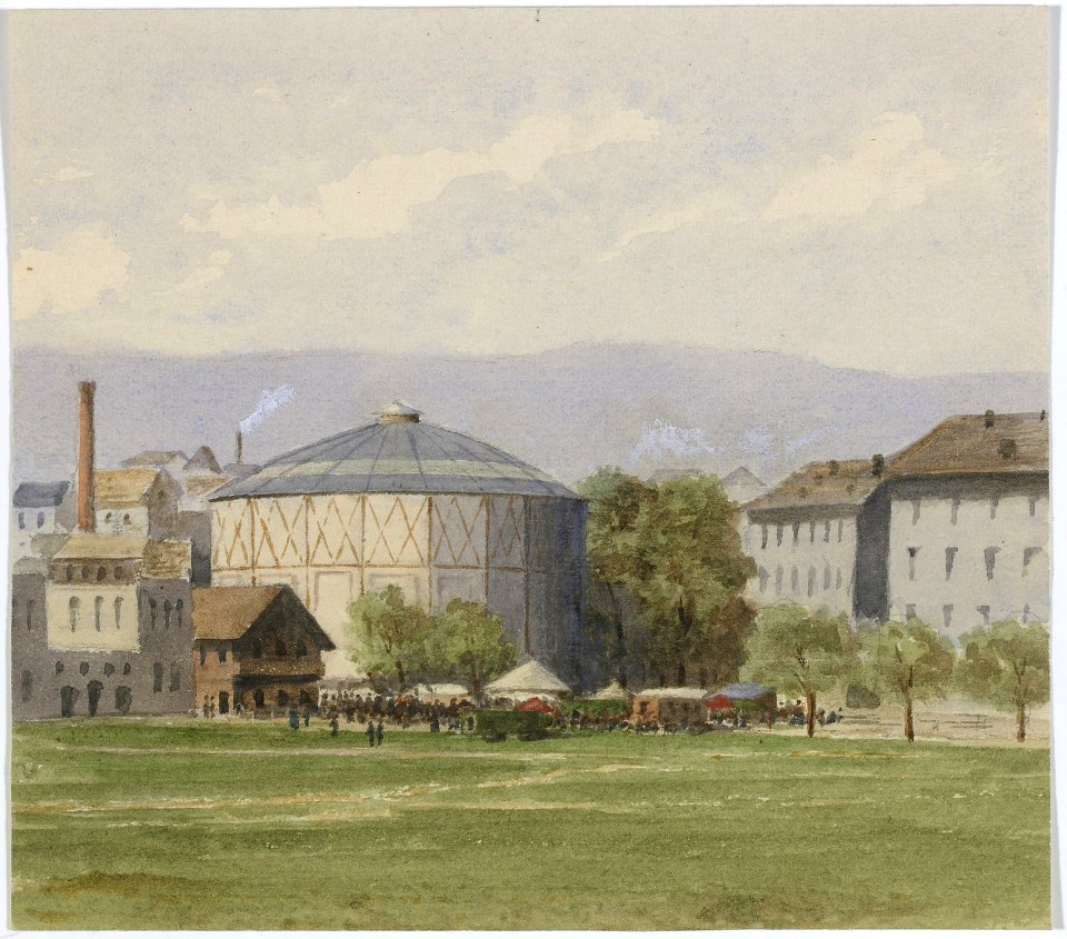 Le panorama de Genève 1882