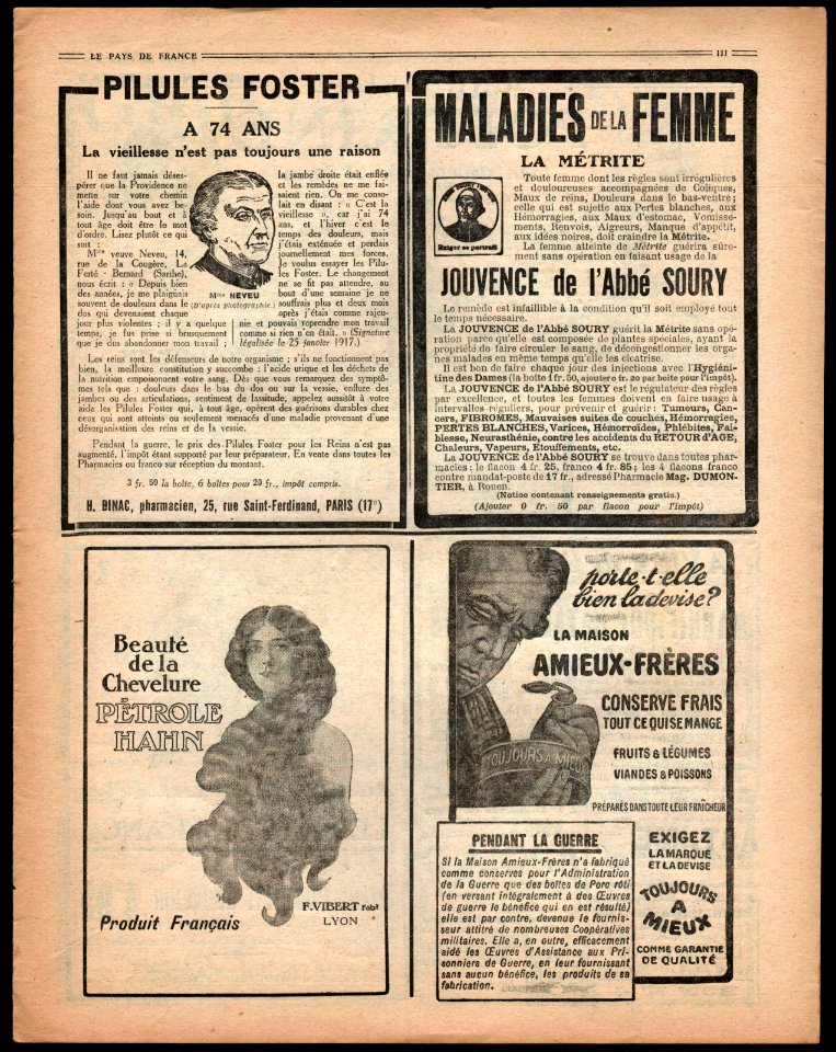 Le Pays de France, No 166, scan17, annonce3