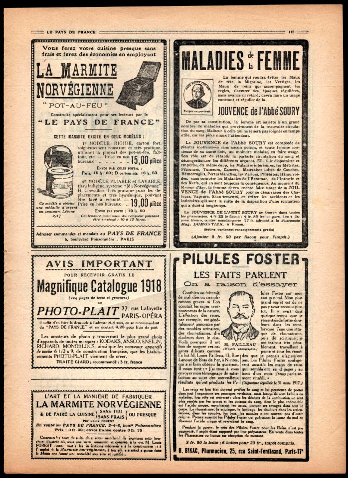 Le Pays de France, No 168, scan17, annonce3