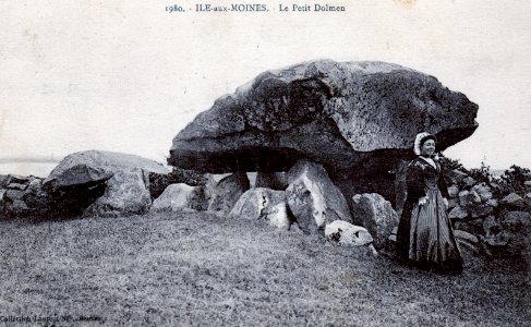 Le dolmen de Penhap 1923 photo