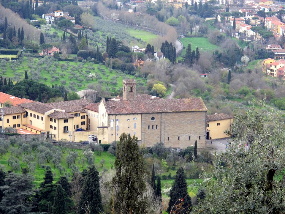 Le balze, veduta su badia fiesolana
