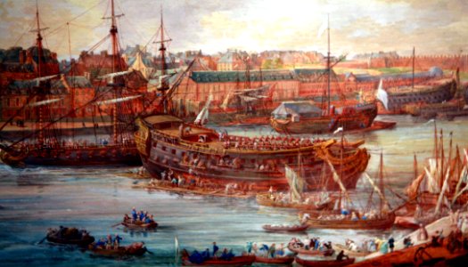 Le Port de Brest (une prise de la mâture)-Louis-Nicolas Van Blarenberghe mg 8234