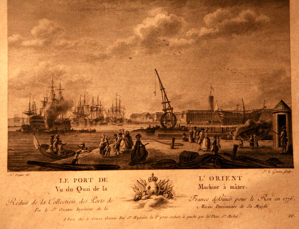 Le Port de Lorient vu du quai de la machine à mâter-Yves Marie Le Gouaz mg 8469