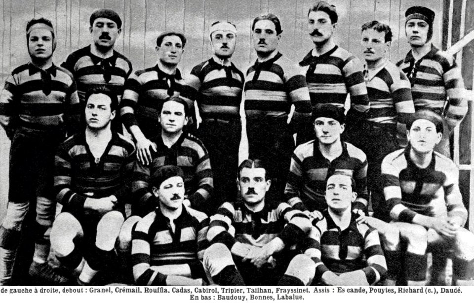 Le RC Narbonne, en avril 1921