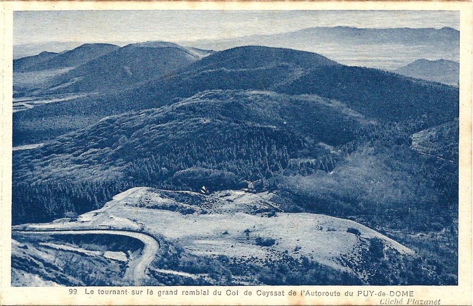 Le Puy de Dôme-FR-63-vers 1930-vue artistique-b03
