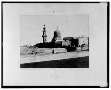 Le Kaire - mosquée Nâcéryeh - Félix Teynard. LCCN2001695250