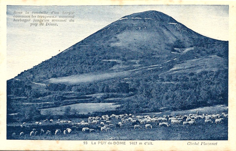 Le Puy de Dôme-FR-63-vers 1930-vue artistique-b11