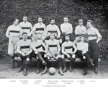 Le Léopold Football Club en mars 1896