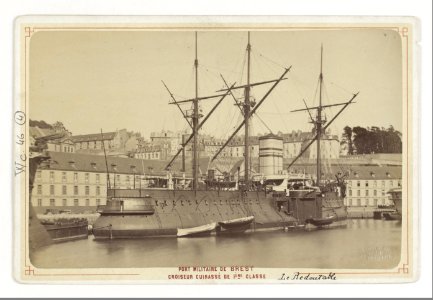 Le Redoutable au port de Brest (James Jackson, 1882) original