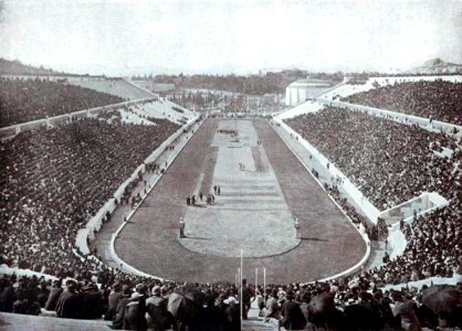 Le stade panathénaique d'Athènes en 1896