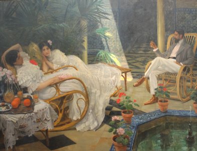 Le patio (1908), de Henri Zo