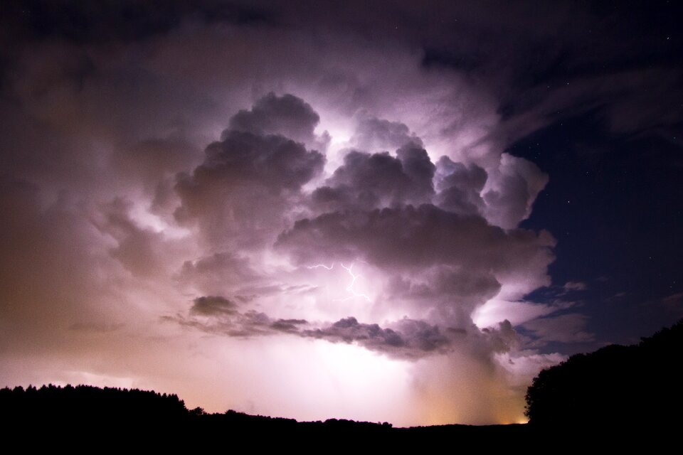 Night meteorology lampshade