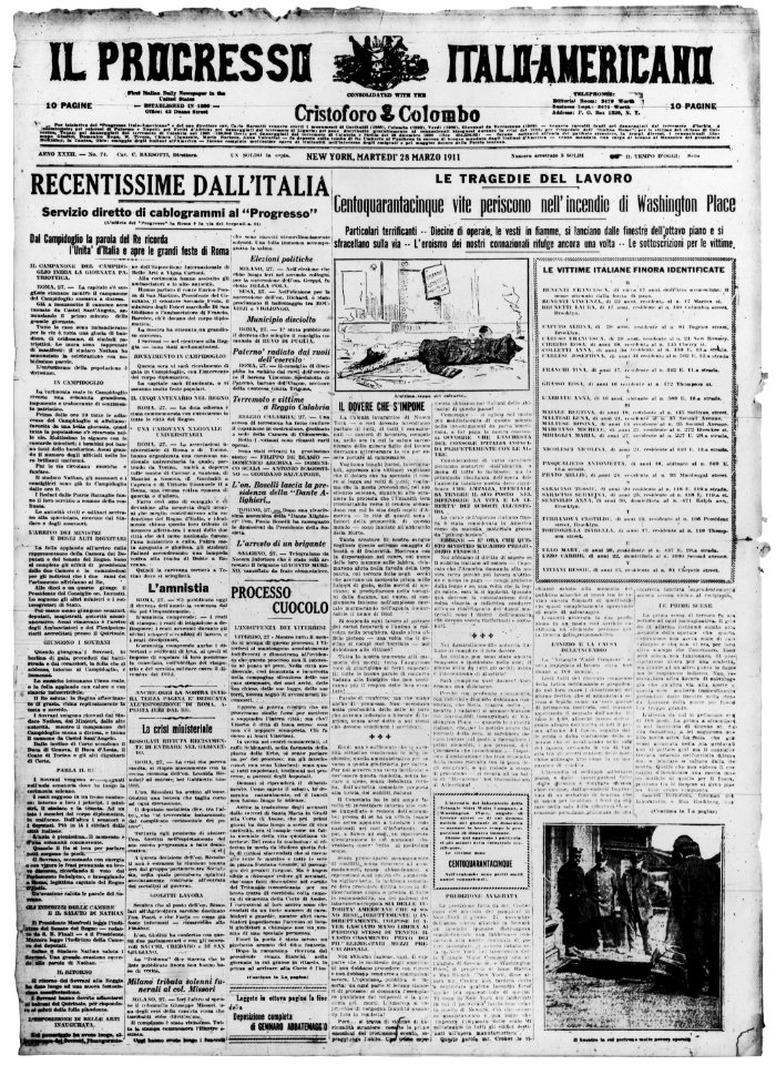 Le tragedie del lavoro LCCN2002719609