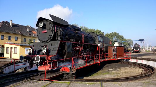 Nostalgia steam locomotive hub photo