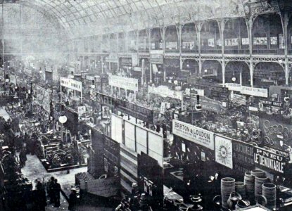 Le troisième Salon du cycle de Paris, en décembre 1895 au Palais de l'Industrie