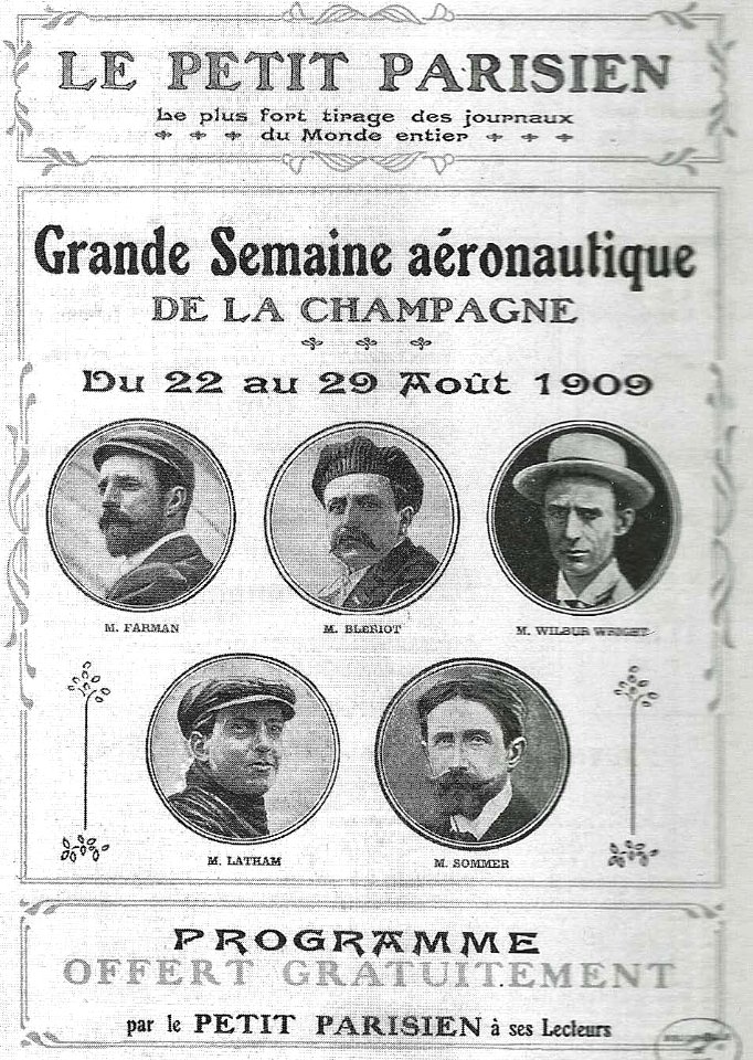 Le Petit Parisien Farman Blériot Wright Latham Sommer